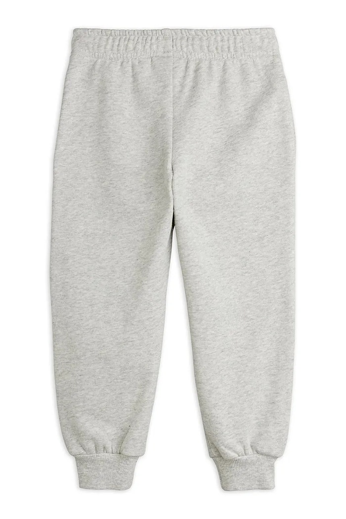 Mini Rodini pantaloni de trening din bumbac pentru copii Planet 26230123 gri SS26