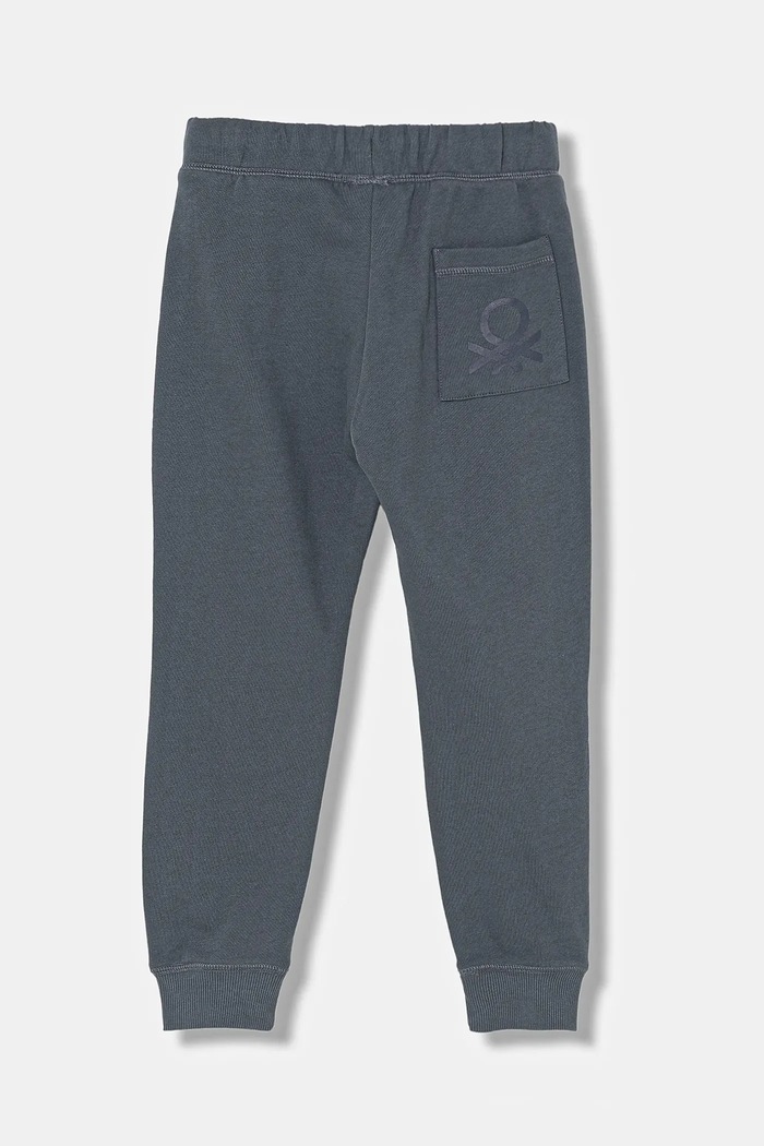 United Colors of Benetton spodnie dresowe bawełniane dziecięce 3J68CF058.G.Stagionale szary SS26