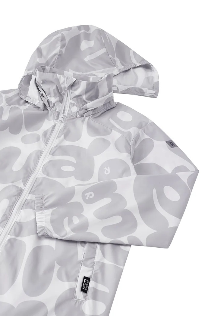 Reima giacca di mezza stagione per bambini Nerokas UV 50+ bianco 5100204D.PPY2