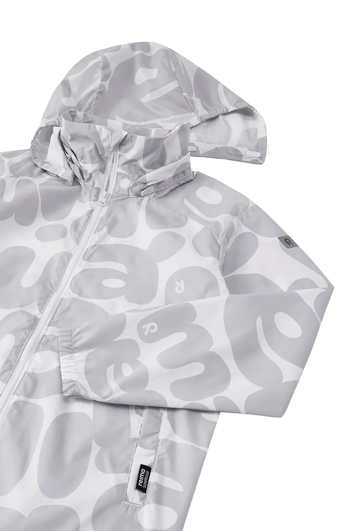 Reima giacca di mezza stagione per bambini Nerokas UV 50+ bianco 5100204D.PPY2