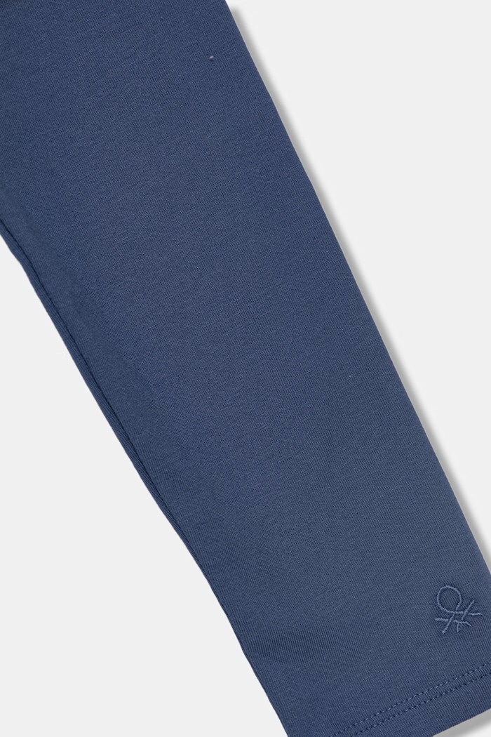 United Colors of Benetton legginsy dziecięce bawełniane z elastanem 3MT1CF06P.G.Stagionale