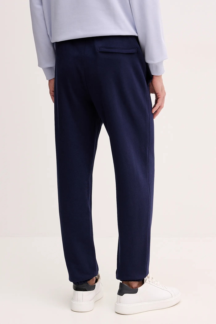 Ρούχα Βαμβακερό παντελόνι Calvin Klein Jeans LV04RE256G σκούρο μπλε