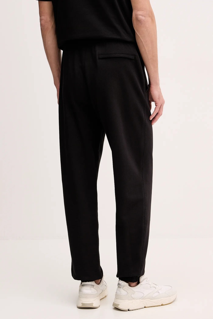 Ρούχα Βαμβακερό παντελόνι Calvin Klein Jeans LV04RE256G μαύρο