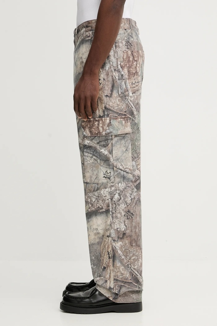 Represent pantaloni in cotone Real Tree Camo MLM100331.55 beige SS26
