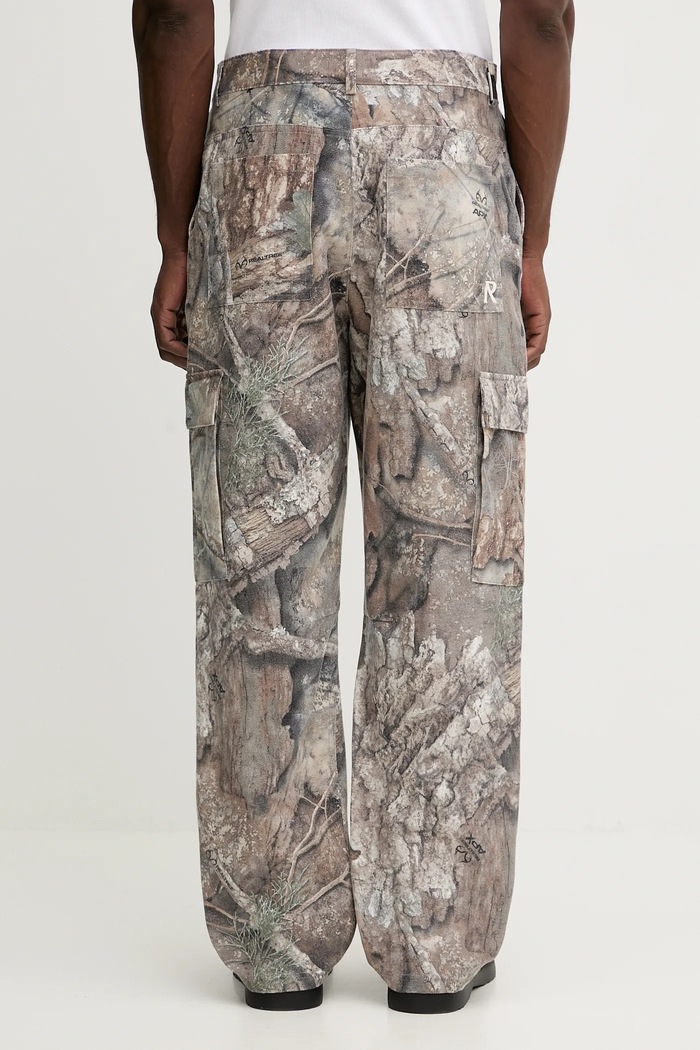 Abbigliamento Represent pantaloni in cotone Real Tree Camo MLM100331.55 beige