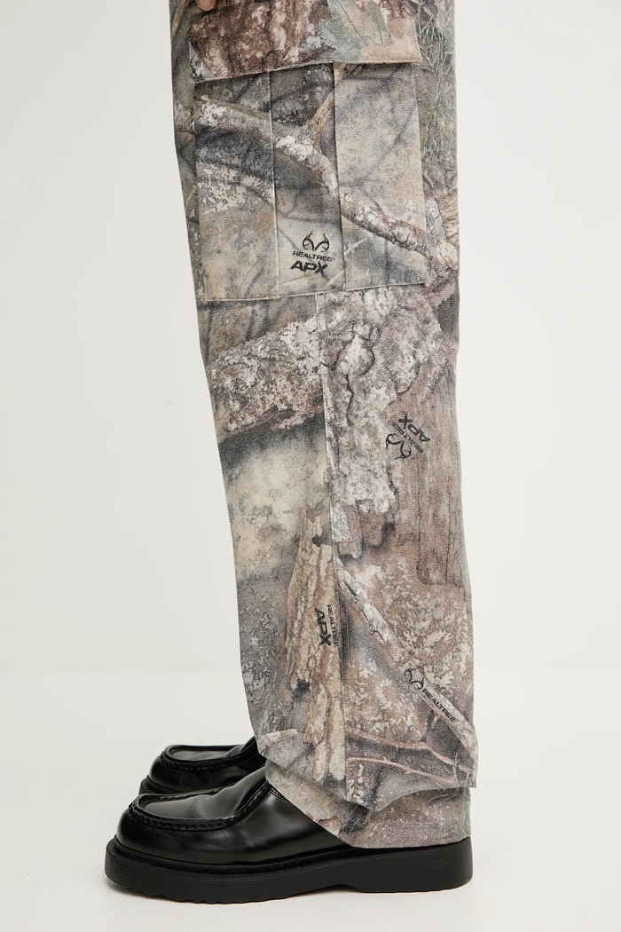 Represent pantaloni in cotone Real Tree Camo beige MLM100331.55