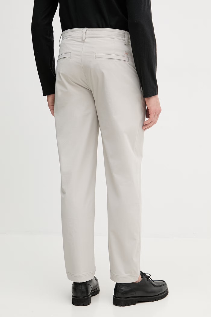 Oblečenie Nohavice BOSS Orange Chino_ST_DS 50555049 sivá