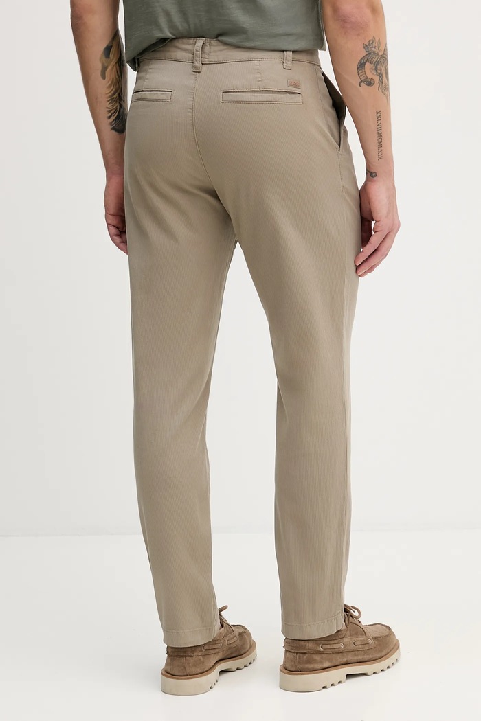 Îmbrăcăminte BOSS Orange pantaloni Chino-Pleated-1 50559299 verde