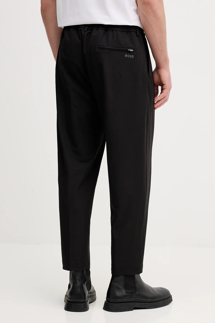 Oblečenie Nohavice BOSS Green T_Convert-Pleat 50539085 čierna