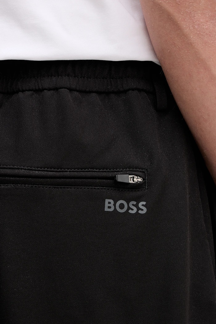Nohavice BOSS Green T_Convert-Pleat čierna 50539085