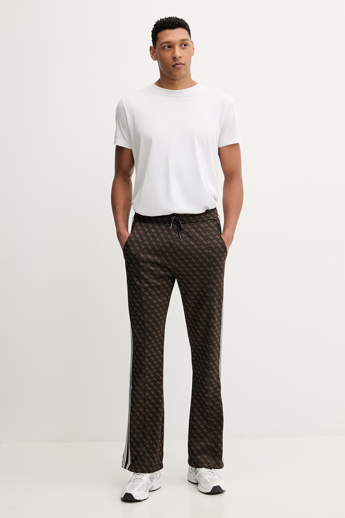 Guess pantaloni de trening PARIMO Z5BB07.K2042 maro SS26