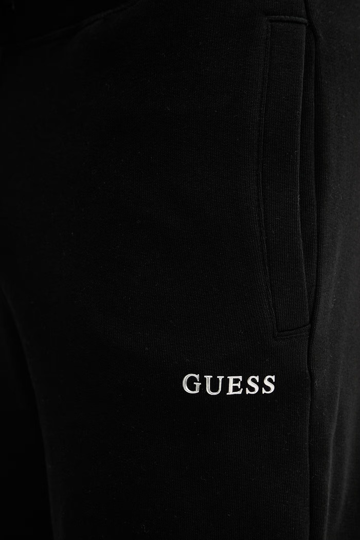 Guess pantaloni de trening MARZIO negru Z6RB12.KAIJ1