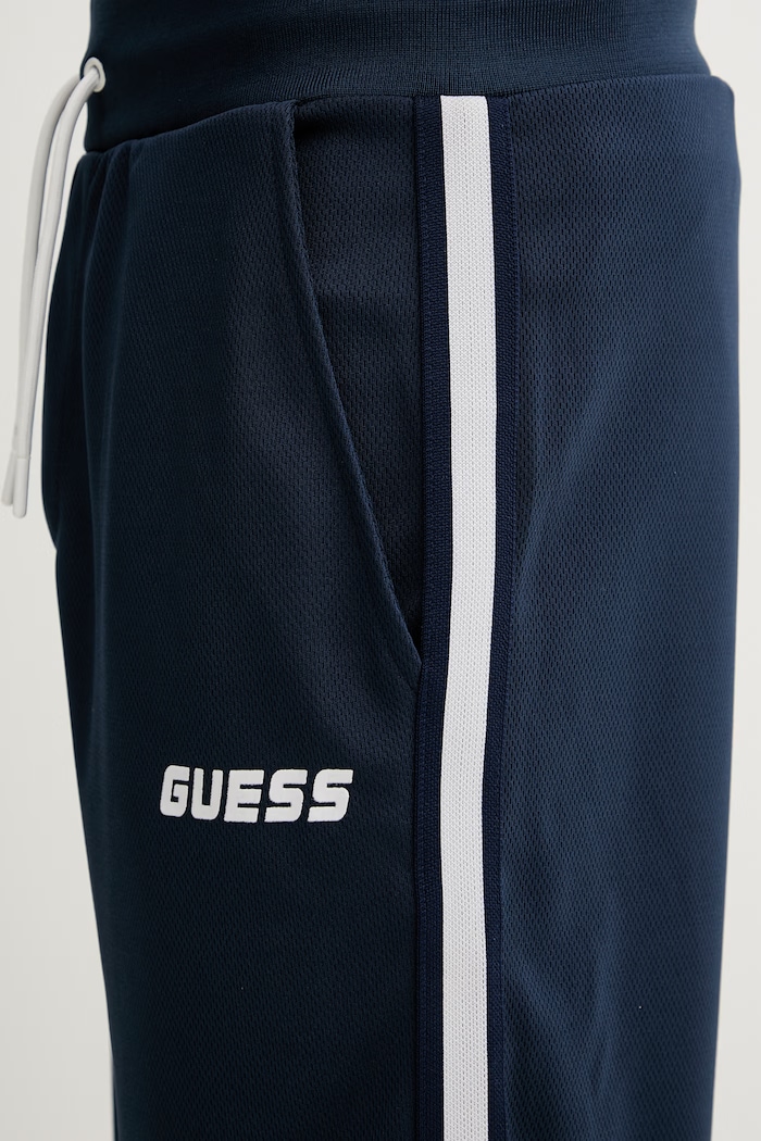 Guess spodnie dresowe LANSA granatowy Z6RB13.KD482