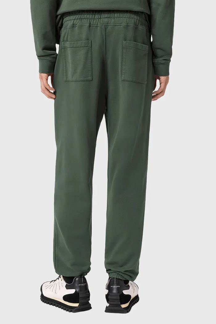 AllSaints pantaloni de trening din bumbac M034TD verde SS26