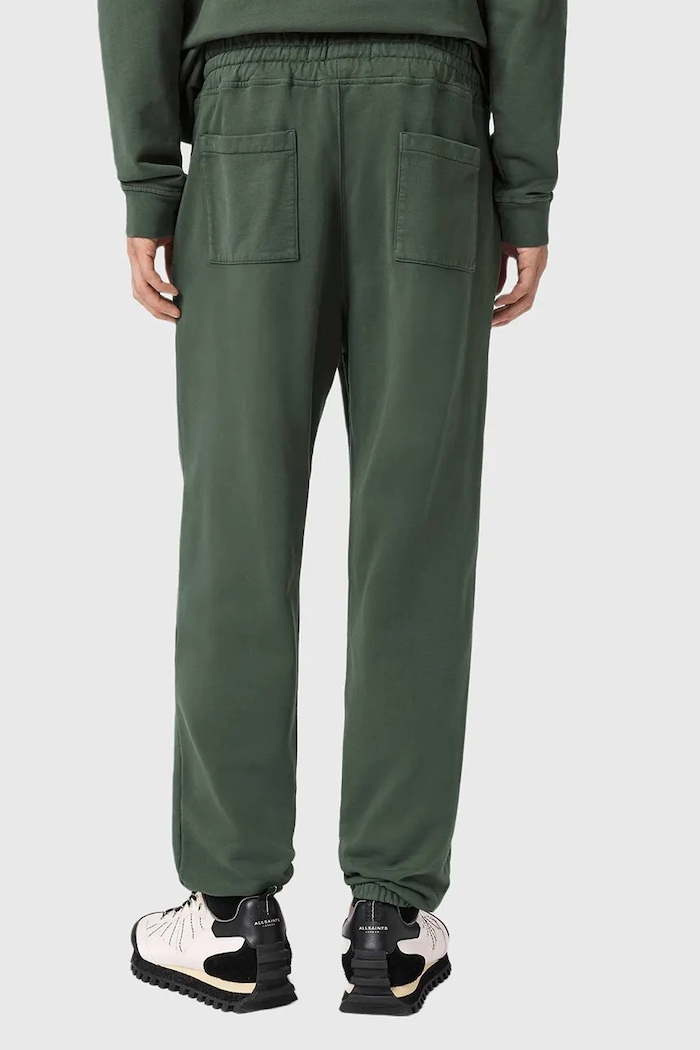 AllSaints pantaloni de trening din bumbac M034TD verde SS26