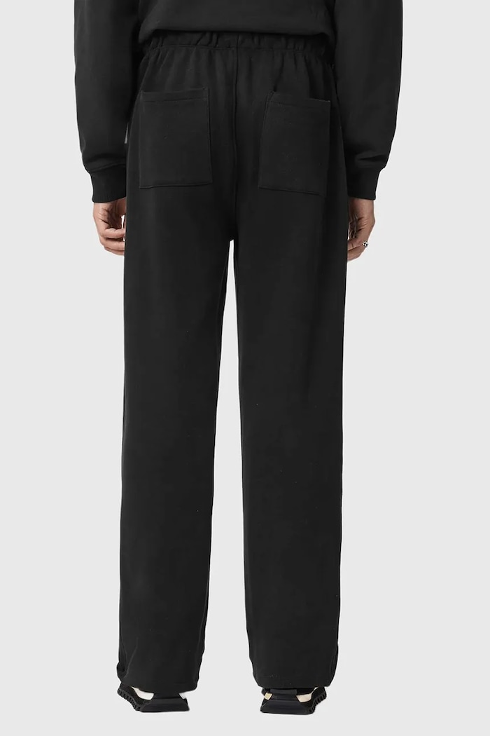 Bavlnené tepláky AllSaints M032TD čierna SS26