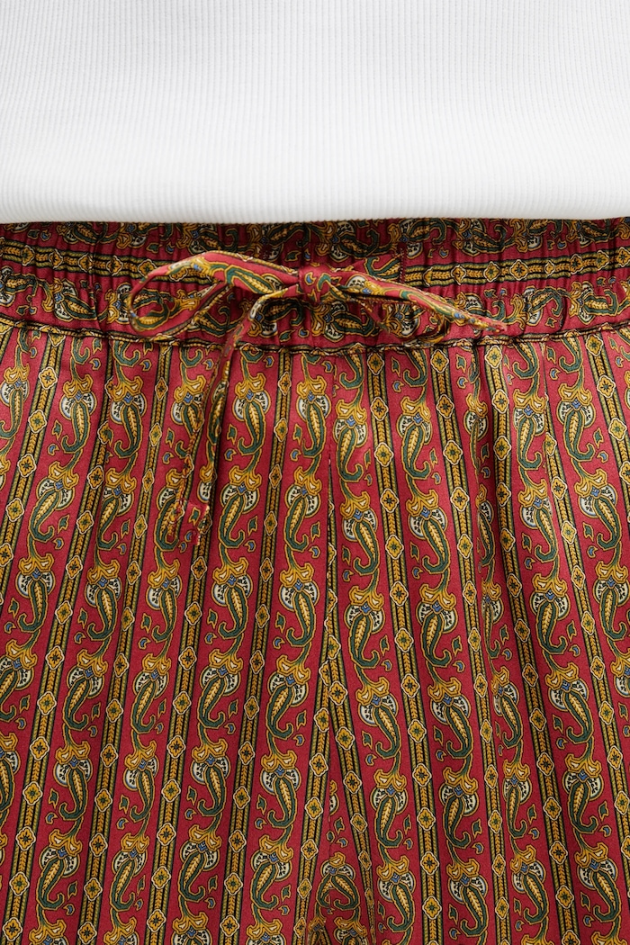 Drôle de Monsieur trousers Pantalon Paisley red J.BP191.VI027.RD