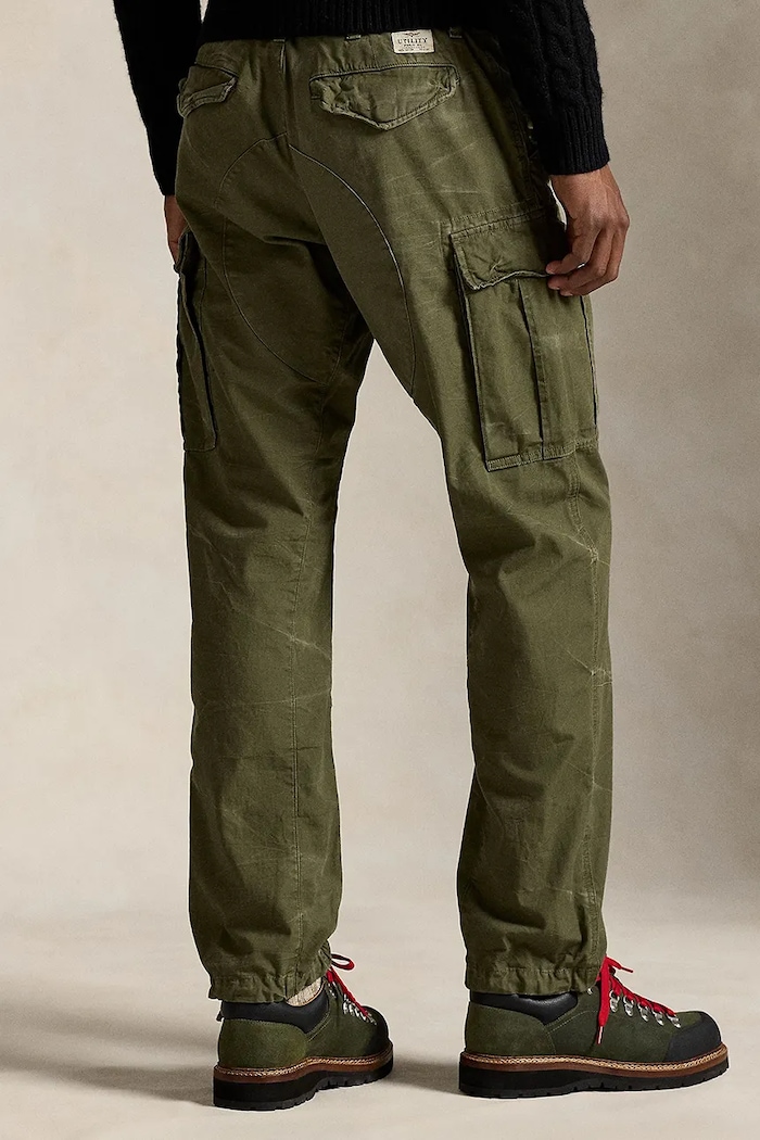 Bavlnené nohavice Polo Ralph Lauren 710974518 zelená SS26