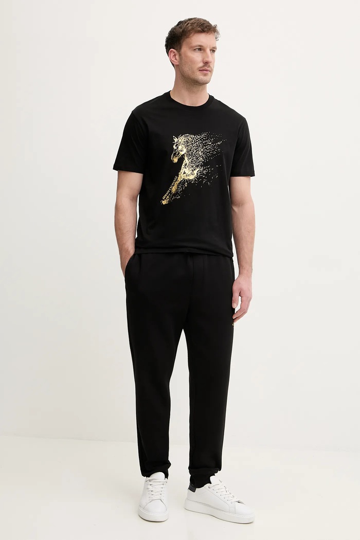 Spodnji del trenirke Armani Exchange črna XM001997.AF10818