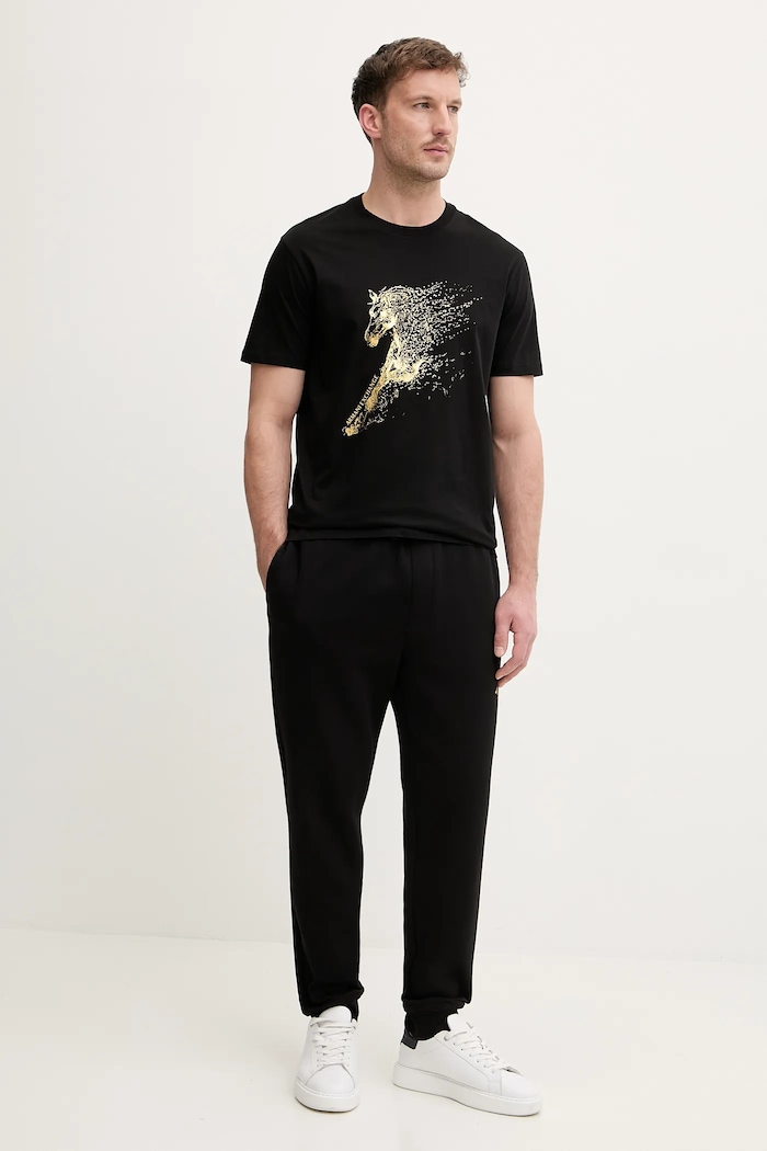 Spodnji del trenirke Armani Exchange črna XM001997.AF10818