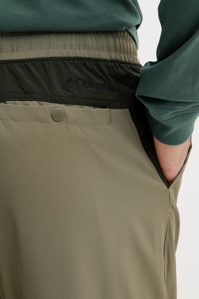 Columbia pantaloni de trening bărbați verde 2161062
