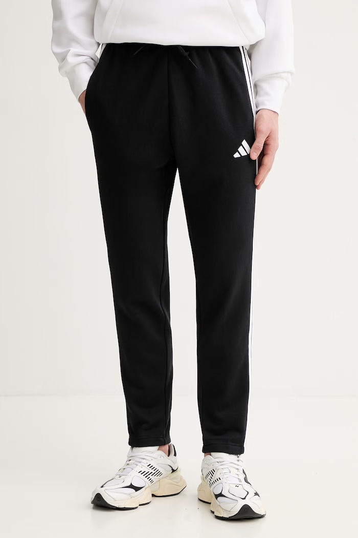 Tepláky adidas Essential pletenina čierna JD1854