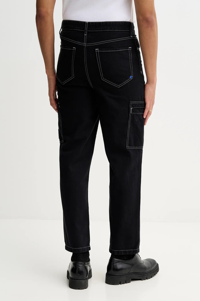 Îmbrăcăminte Karl Lagerfeld Jeans pantaloni de bumbac B1M10025 negru