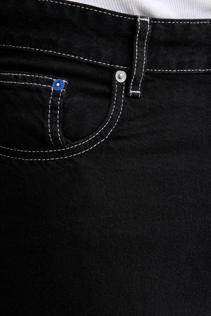 Karl Lagerfeld Jeans pantaloni de bumbac negru B1M10025