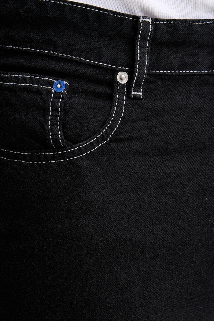 Karl Lagerfeld Jeans pantaloni de bumbac negru B1M10025
