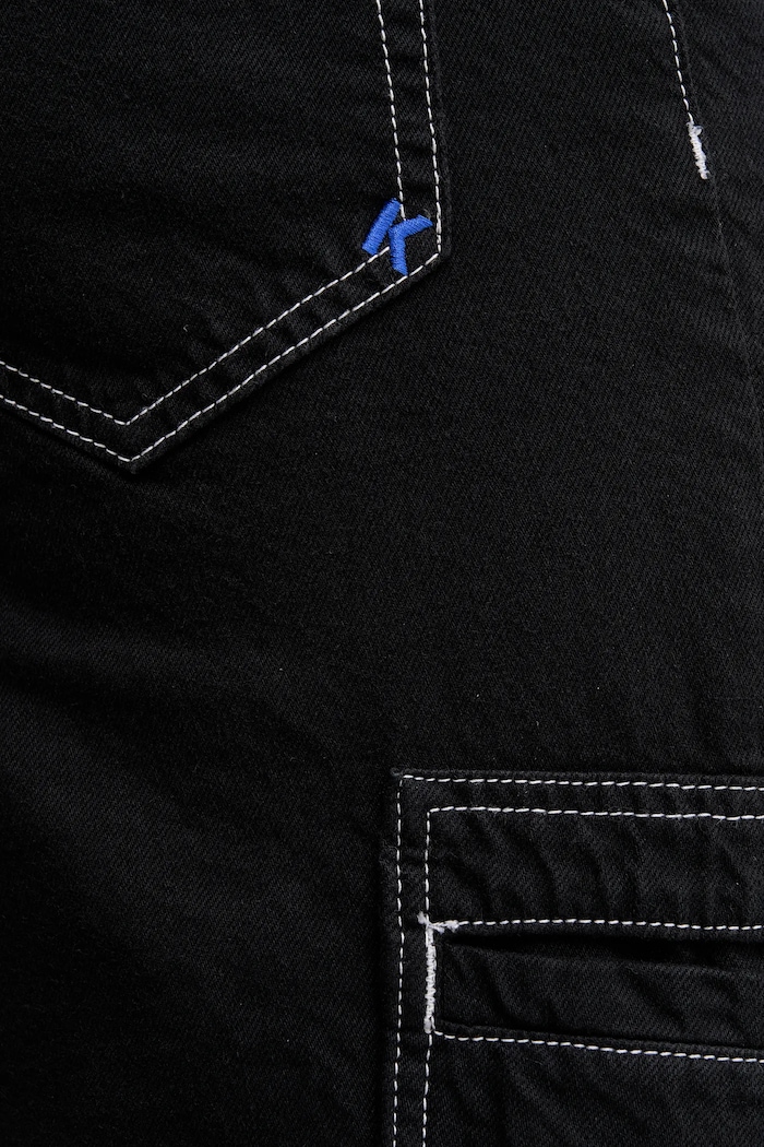 Karl Lagerfeld Jeans pantaloni de bumbac B1M10025 negru
