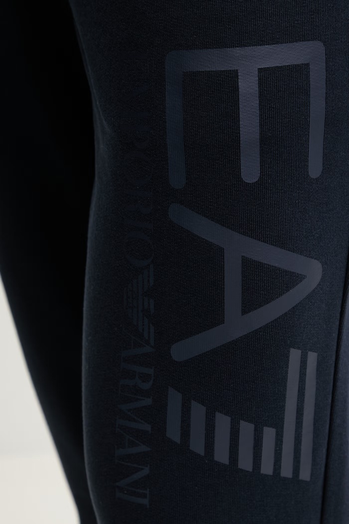 EA7 Emporio Armani spodnie dresowe bawełniane granatowy AF22266.7M001415