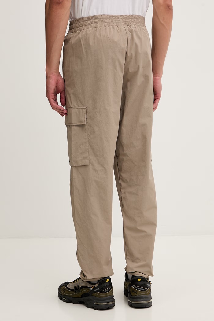Odzież EA7 Emporio Armani spodnie cargo męskie AF13190.7M001284 brązowy