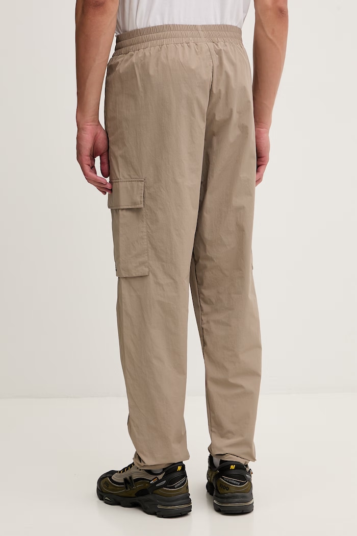 Odzież EA7 Emporio Armani spodnie cargo męskie AF13190.7M001284 brązowy
