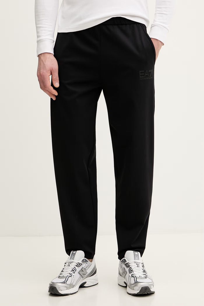 EA7 Emporio Armani teplákové nohavice pánske čierna AF17160.7M001368