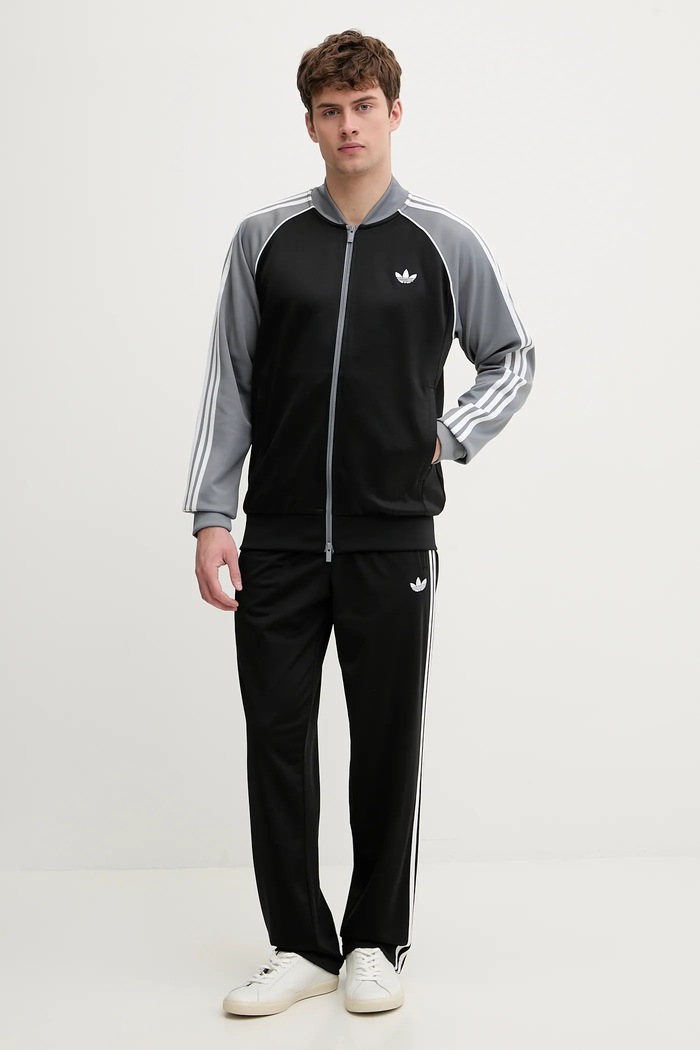 Παντελόνι φόρμας adidas Originals Firebird KD8315 μαύρο SS26