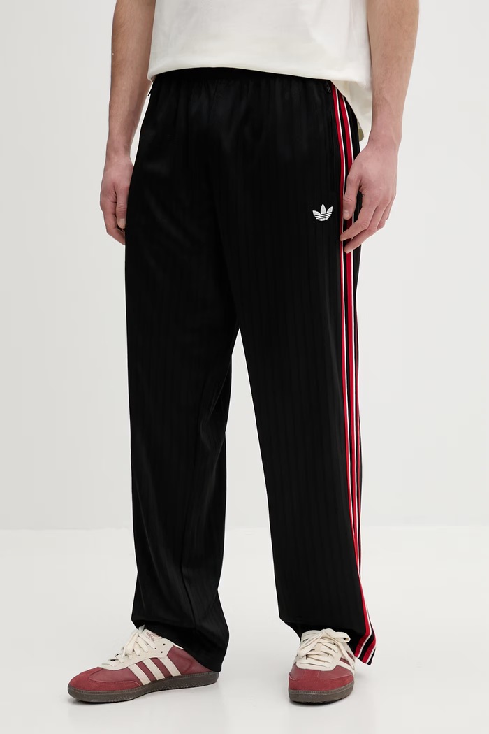 Tepláky adidas Originals pletenina čierna KE3457