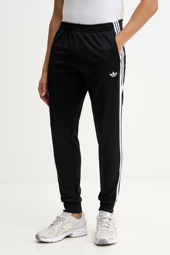Tepláky adidas Originals pletenina čierna KE3517