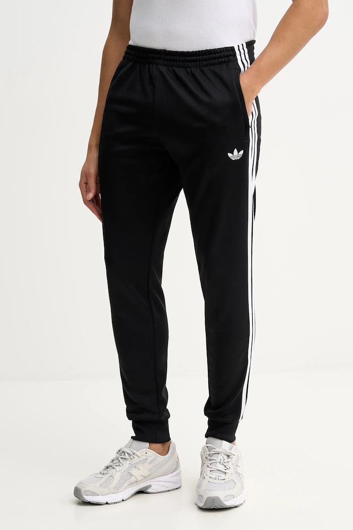 Tepláky adidas Originals pletenina čierna KE3517