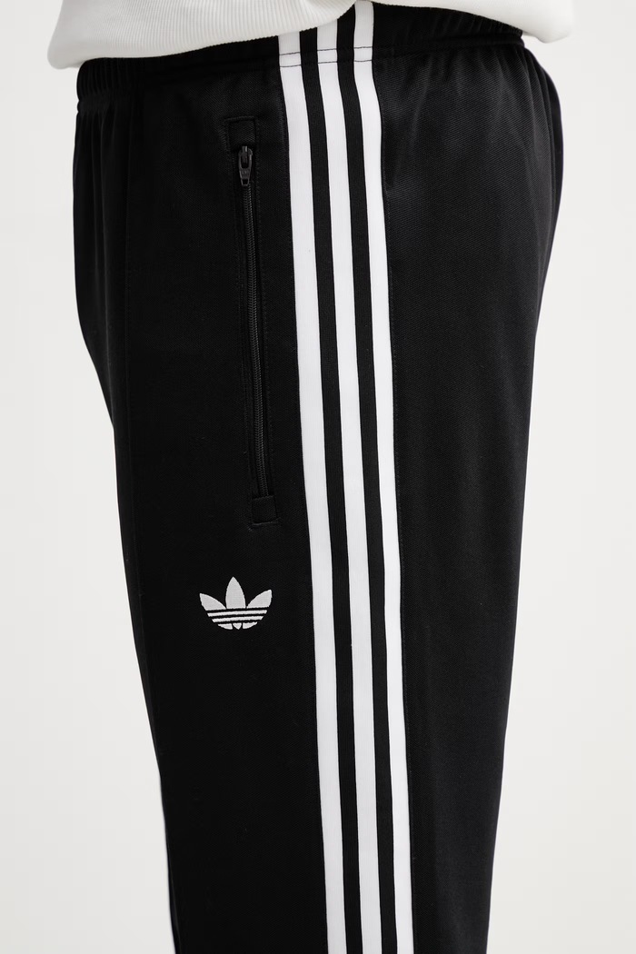adidas Originals Beckenbauer παντελόνι επίσημο με βαμβάκι Ανδρικό μαύρο KE3530
