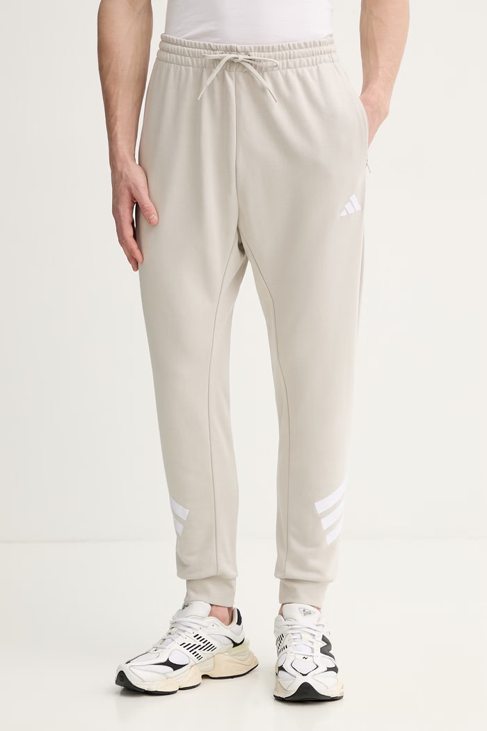 adidas pantaloni de trening tricotaj bej KS3020