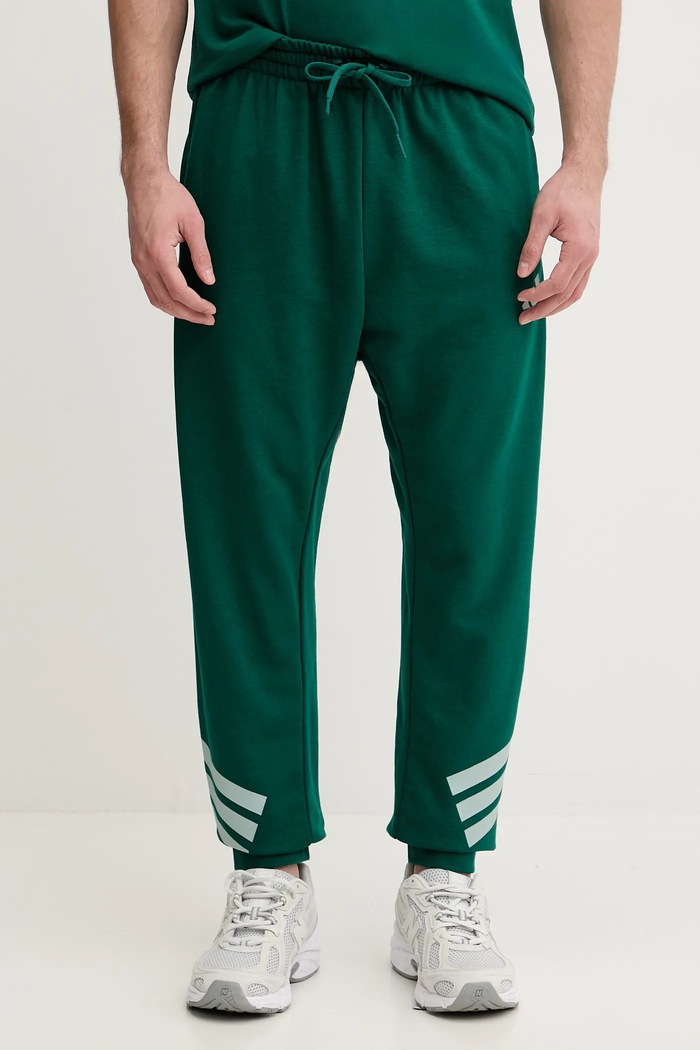 Tepláky adidas pletenina zelená KS3022
