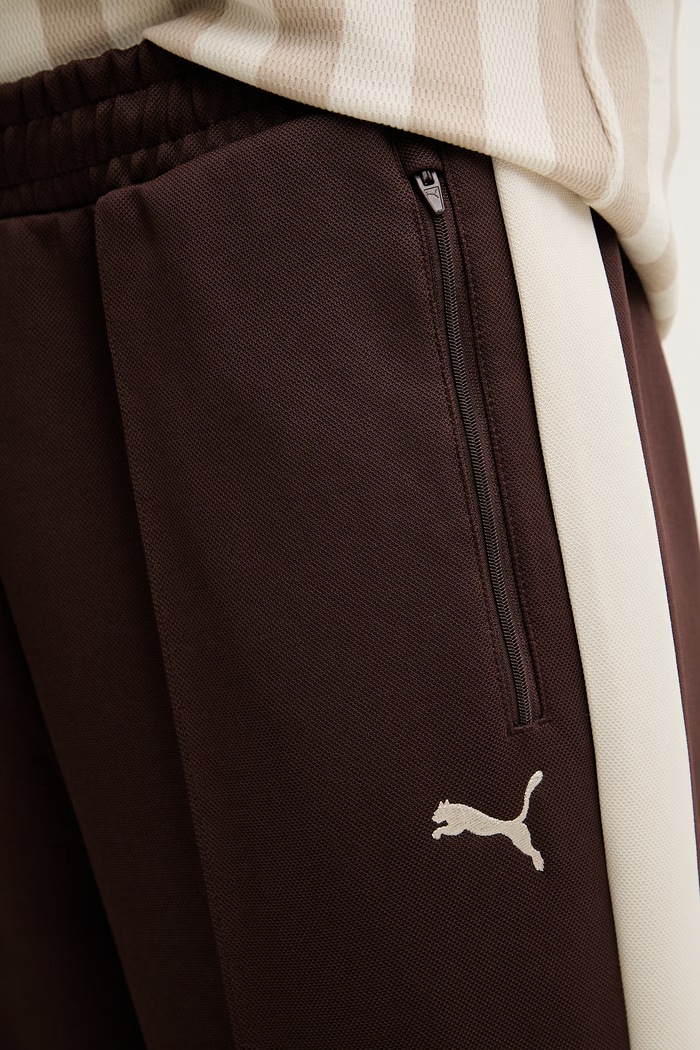 Puma παντελόνι επίσημο ανδρικό Always on καφέ 629589
