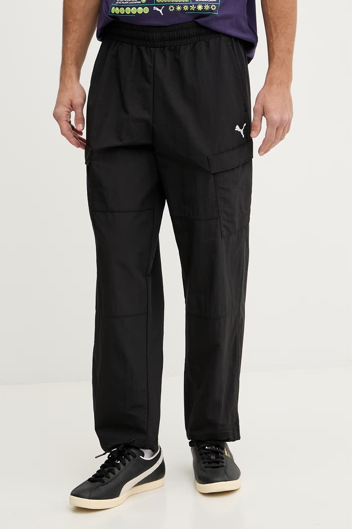 Nohavice Puma Wardrobe Essential látka čierna 629653