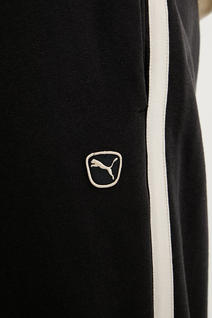 Puma παντελόνι επίσημο Ανδρικό βαμβακερό Essential Elevated μαύρο 692055