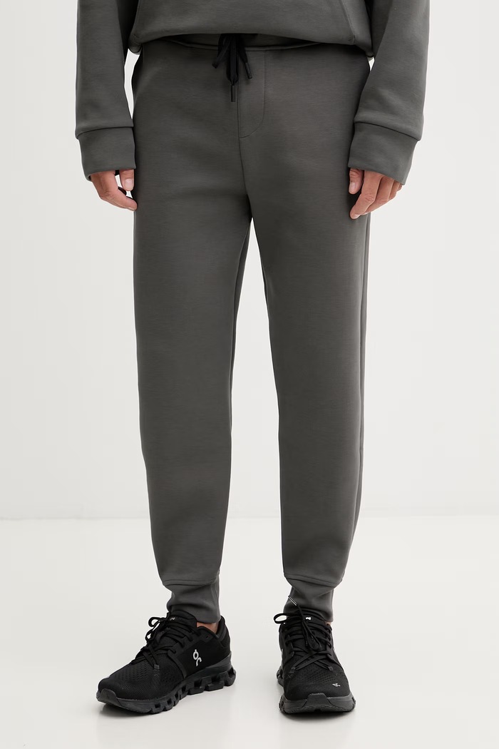 On pantaloni de trening pentru bărbați, cu bumbac Focus Tech gri 1MF30320345