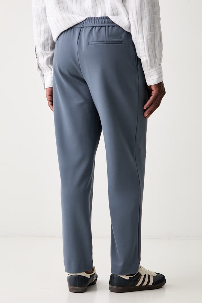 Odzież Calvin Klein spodnie męskie z wiskozą LV04LF607G niebieski