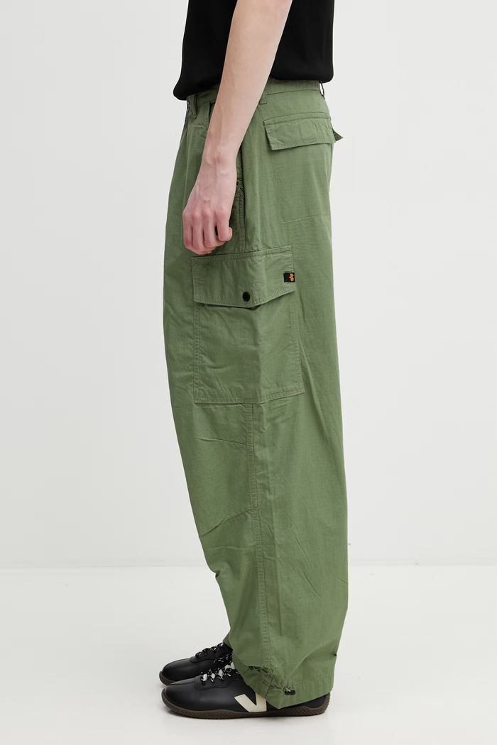 Alpha Industries Ripstop Cargo Pant παντελόνι cargo βαμβακερό ανδρικό 258200 πράσινο SS26