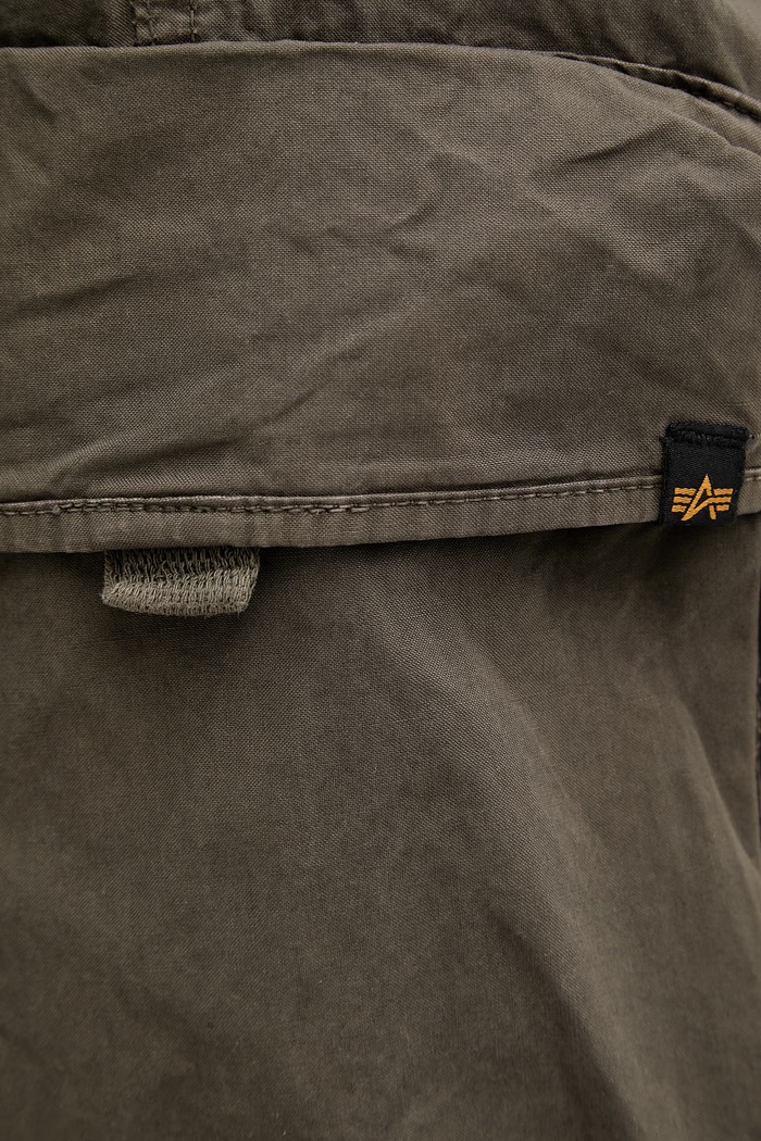 Alpha Industries pantaloni pentru bărbați, din bumbac Division Pant verde 266203
