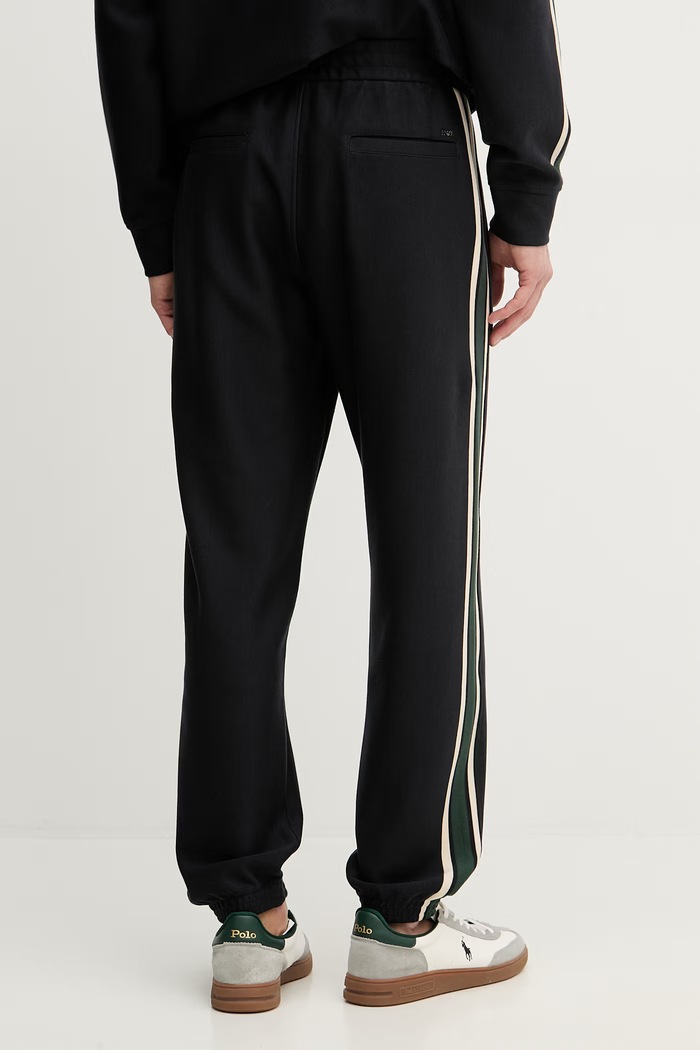Oblečenie Emporio Armani teplákové nohavice pánske EM005200.AF24209 tmavomodrá