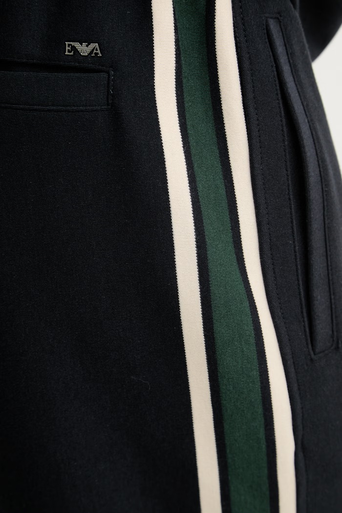 Emporio Armani teplákové nohavice pánske tmavomodrá EM005200.AF24209